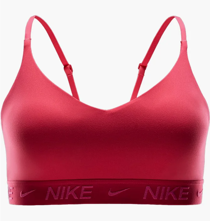 Топ женский Nike Indy Light Support Padded Adjustable Sports Bra Pink FD1062-629