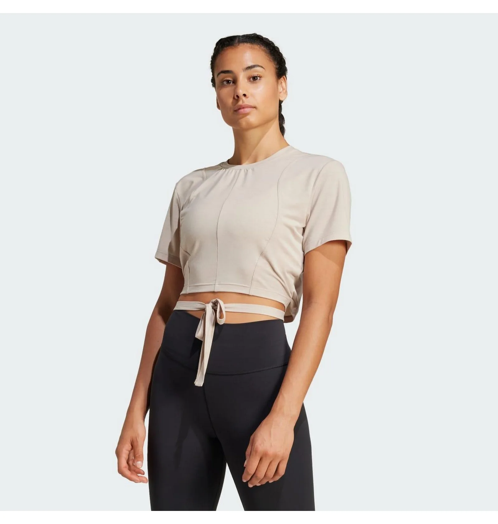 ᐉ Футболка женская Adidas Yoga Performance Beige IX0467 - купить