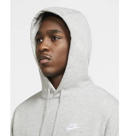 Худі чоловіче Nike M Nsw Club Hoodie Po Ft Grey CZ7857-063