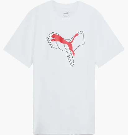 Футболка мужская Puma Ess+ Logo Lab Tee White 684387-02