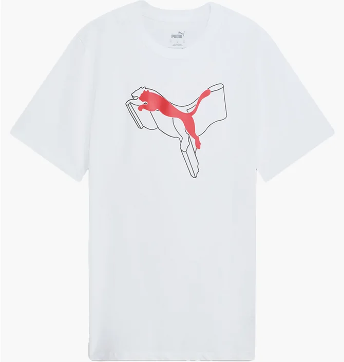 Футболка мужская Puma Ess+ Logo Lab Tee White 684387-02