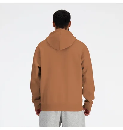 Худи мужское New Balance Sport Essentials French Terry Hoodie Brown MT41508BK