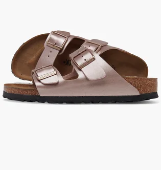 Тапочки жіночі BIRKENSTOCK Arizona Birkibuc Sandals Metallic 1023960