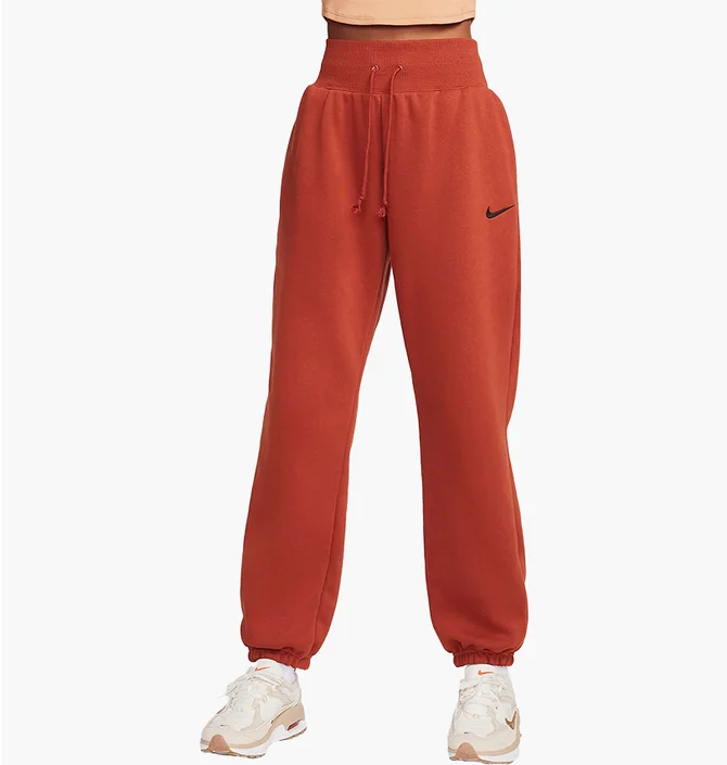 Штаны женские Nike Sportswear Phoenix Fleece High-Waisted Oversized Sweatpants Orange DQ5887-832