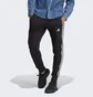 Штаны мужские Adidas Essentials French Terry Tapered Cuff 3-Stripes Pants Black Ha4337