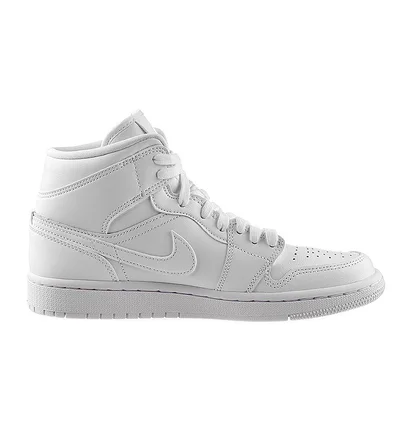 Кроссовки женские Air Jordan 1 Mid White Bq6472-112