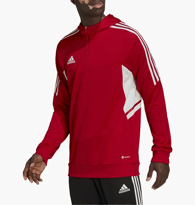 Кофта мужская Adidas Hooded Sweatshirt Con22 Tk Hood Red HG6312