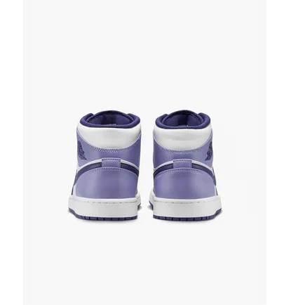 Кросівки чоловічі Air Jordan 1 Mid Shoes White/Violet DQ8426-515