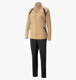 Спортивный костюм женский Puma Classic Tricot Op Beige/Black 675234-89