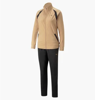 Спортивный костюм женский Puma Classic Tricot Op Beige/Black 675234-89