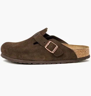 Тапочки унісекс BIRKENSTOCK Boston Suede Mocha Brown 0060901