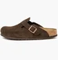 Тапочки унісекс BIRKENSTOCK Boston Suede Mocha Brown 0060901