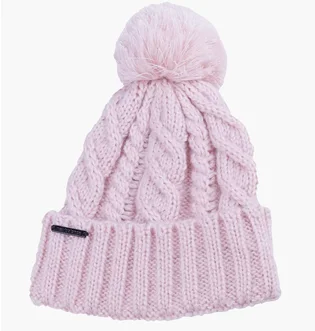 Шапка женская New Balance Lux Knit Pom Pink LAH23118PIE