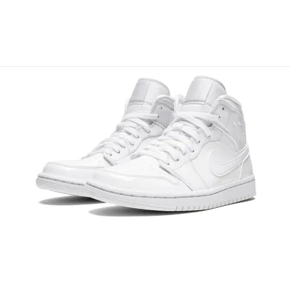 Кроссовки женские Air Jordan Wmns 1 Mid White BQ6472-111