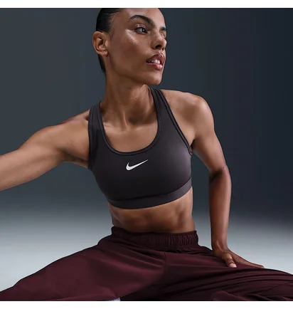 Топ женский Nike Swsh Med Bra Black DX6821-036