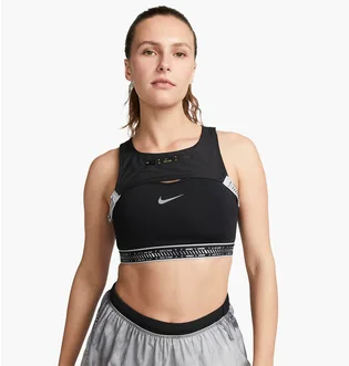 Топ женский Nike Swoosh On The Run Black DX6505-010