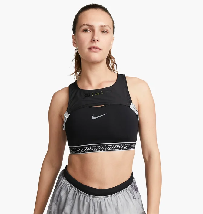 Топ женский Nike Swoosh On The Run Black DX6505-010