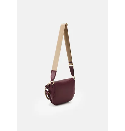 Сумка женская Michael Kors Slater Medium Pebbled Leather Sling Pack Bordo 30F0G04M6I-DARK-BERRY-16581