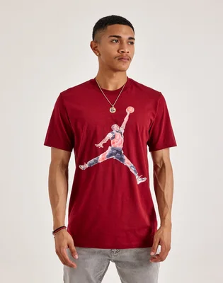 Футболка чоловіча Air Jordan Watercolor Tee Red FN5980-677
