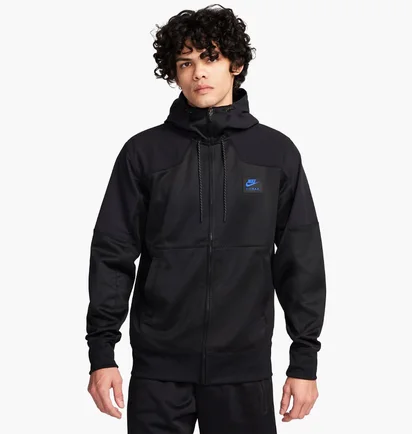 Толстовка мужская Nike M Nsw Air Max Pk Fz Hoodie Black FV5443-010