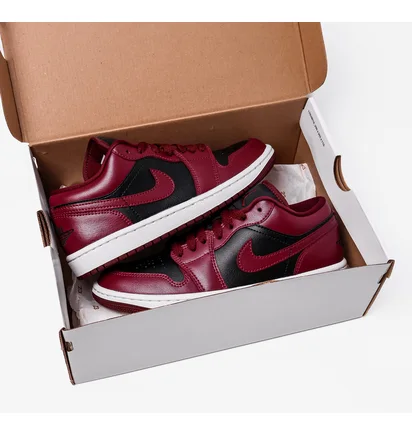 Кросівки жіночі Air Jordan 1 Low Bordo/Black Dc0774-006