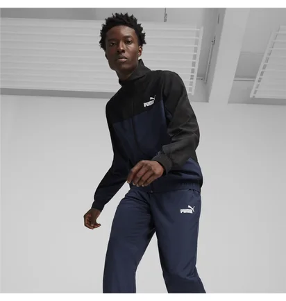 Спортивный костюм мужской Puma Woven Tracksuit Blue/Black 678887-14