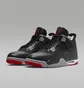 Кросівки чоловічі Air Jordan 4 Retro Bred Reimagined Black FV5029-006