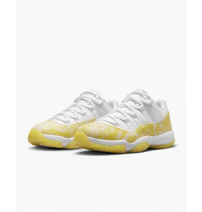 Кросівки жіночі Air Jordan Air 11 Retro Low White/Yellow AH7860-107