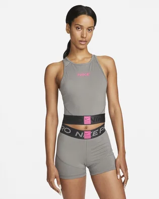 Майка женская Nike Pro Dri-Fit Grey Dq5593-029