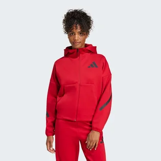 Куртка жіноча Adidas Z.N.E. Full-Zip Hoodie Red JF8888