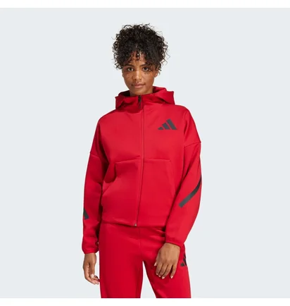Куртка жіноча Adidas Z.N.E. Full-Zip Hoodie Red JF8888