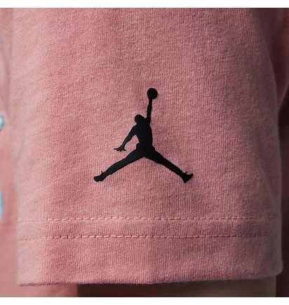 Футболка детская Air Jordan Aj1 Wave Ss Pink 95F043-AID
