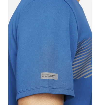 Футболка мужская Nike Miler Flash Dri-Fit Uv Short-Sleeve Running Top Blue FN3051-476