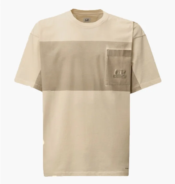 Футболка мужская C.P. Company Beige 19CMTS232A005431P-402
