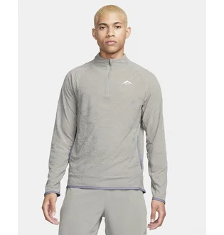 Кофта мужская Nike Trail Dri-Fit 1/2-Zip Running Top Grey FB7535-053