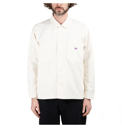 Рубашка мужская OBEY Contrast Shirt Jacket Beige 121160042