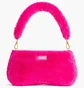 Сумка женская JW PEI Eva Faux Fur Fabric Shoulder Bag Pink BB2023BG70116JWP