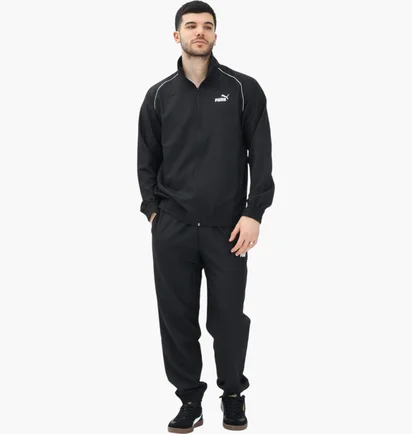 Спортивный костюм мужской Puma Tracksuit With Woven Piping Black 684849-01