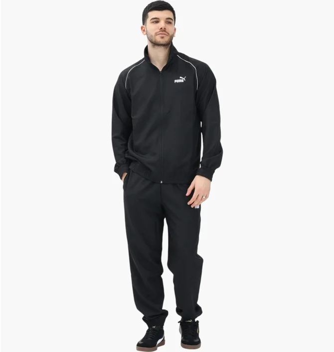 Спортивный костюм мужской Puma Tracksuit With Woven Piping Black 684849-01