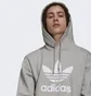 Худи мужское Adidas Adicolor Classics Trefoil Hoodie Grey H06669