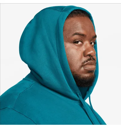 Худі чоловіче Nike Nsw Club Fleece Turquoise BV2654-381