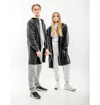Пальто унісекс Rains Jackets Black 1202-BLACKREFLECTIVE