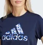 Футболка женская Adidas Animal Print Graphic Tee Blue IT1424