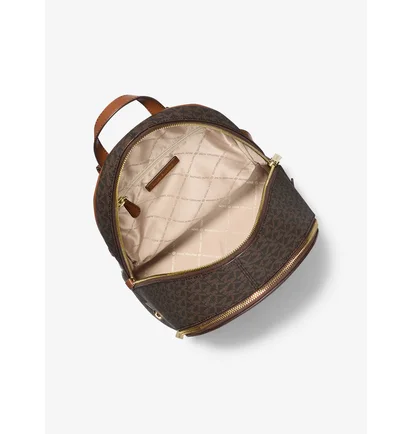Рюкзак женский Michael Kors Rhea Medium Signature Logo Backpack Brown 35S5GRAB2B-BROWN-112874