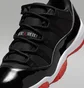 Кроссовки мужские Air Jordan 11 Retro Low Bred 2025 Black FV5104-006