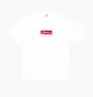 Футболка мужская Supreme Arabic Box Logo Tee White SUP-TEE-ARABIC-WHITE