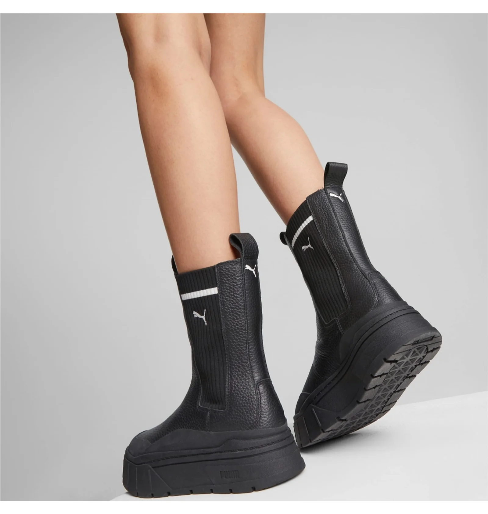 ᐉ Сапоги женские Puma Mayze Stack Casual Chelsea Boot Black