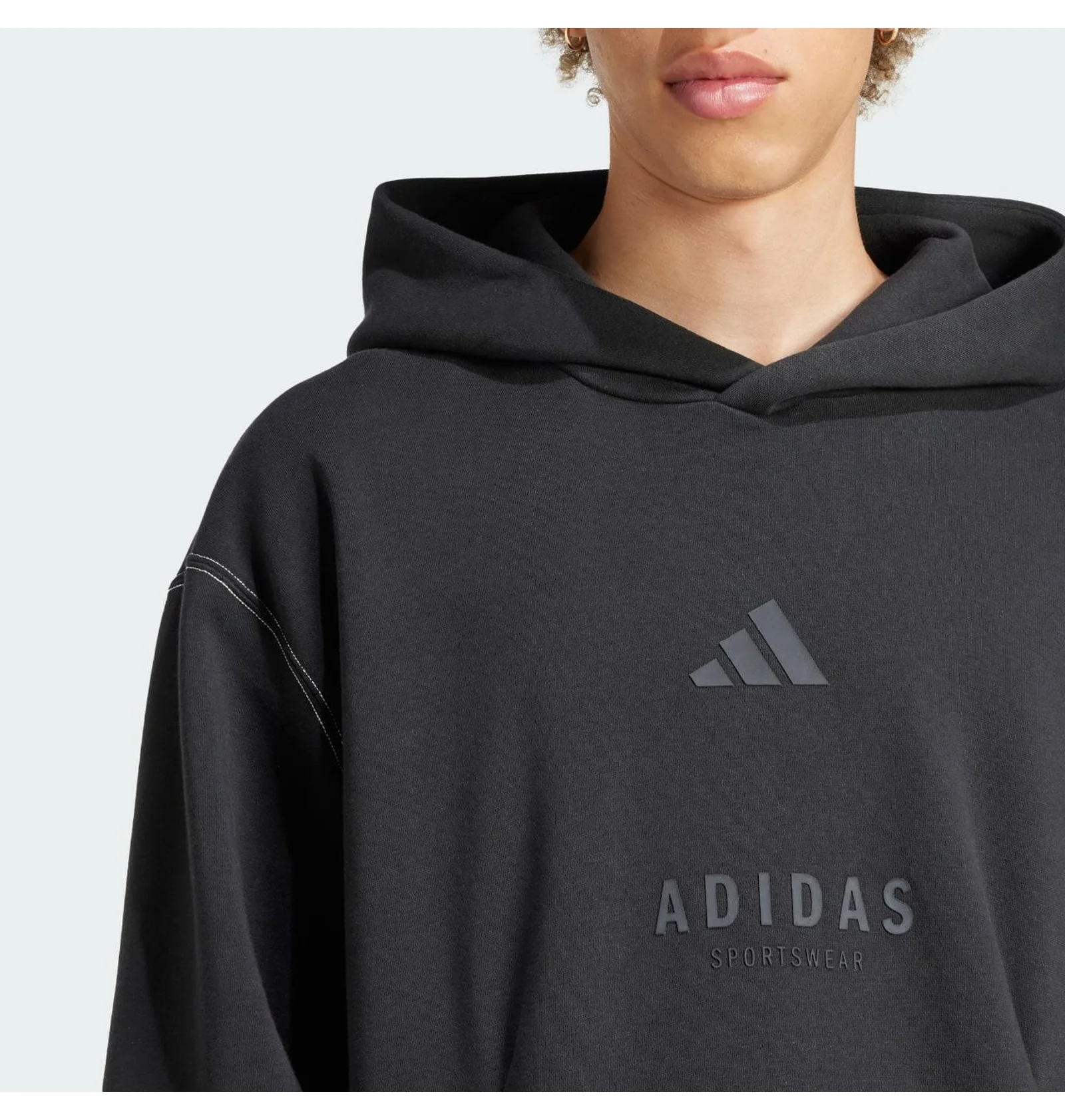 ᐉ Худі чоловіче Adidas All Szn Fleece Graphic Sportswear Black