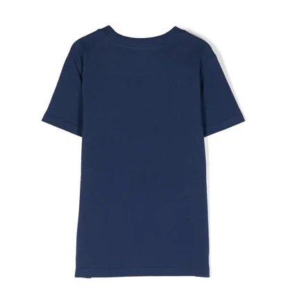Футболка детская Ralph Lauren Kids Bear-Motif Cotton T-Shirt Blue 323853828018