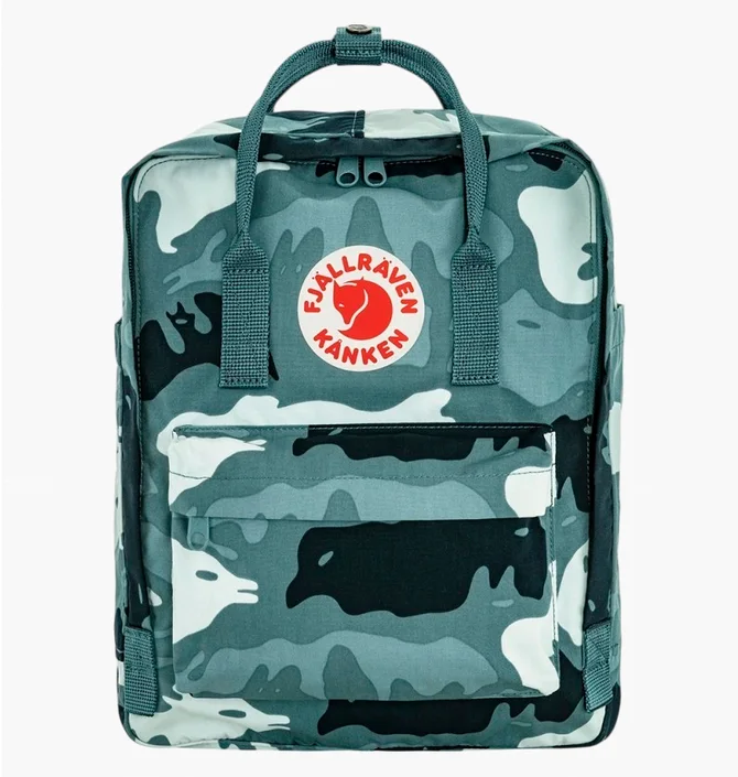 Рюкзак унисекс Fjallraven Kanken Graphics Turquoise/Multi 23200356.577-986